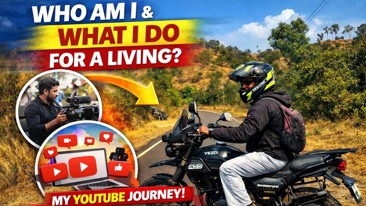 Who Am I Outside YouTube? My Job, My Life & My MotoVlog Story