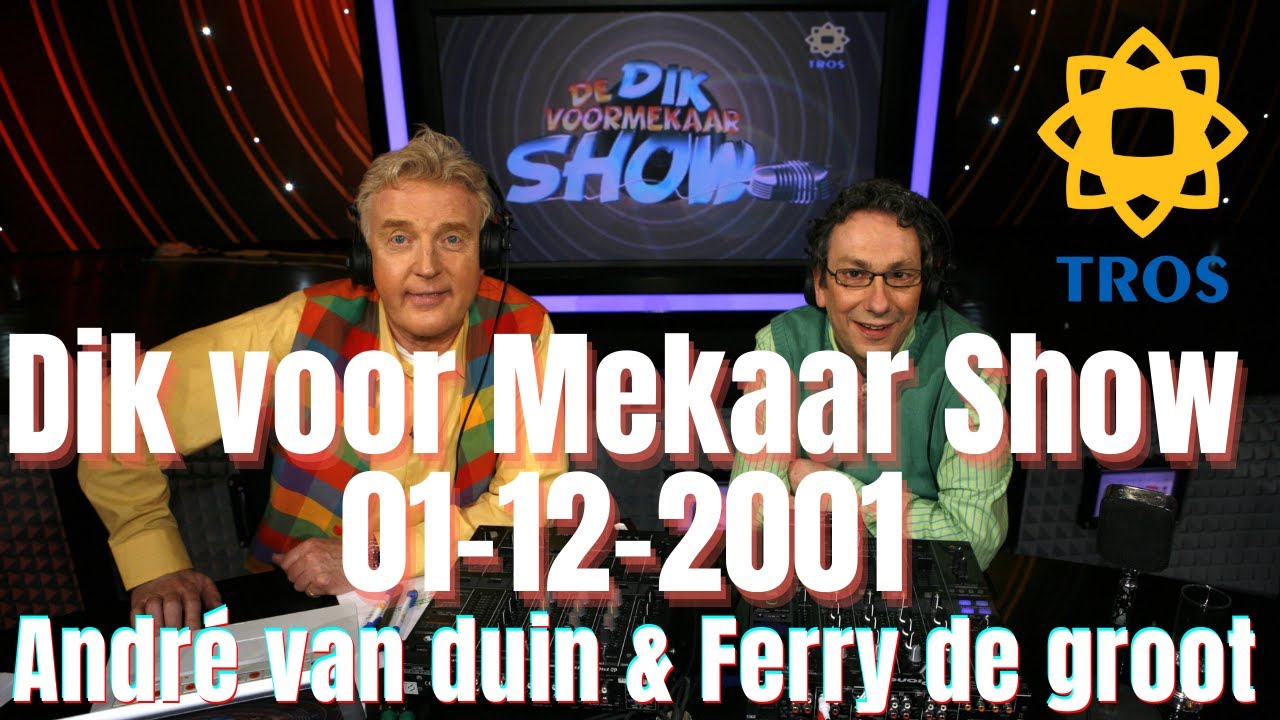 DIK VOOR MEKAAR SHOW 01-12-2001 | Ome Joop als Sinterklaas | Wietse van de bakfietse |