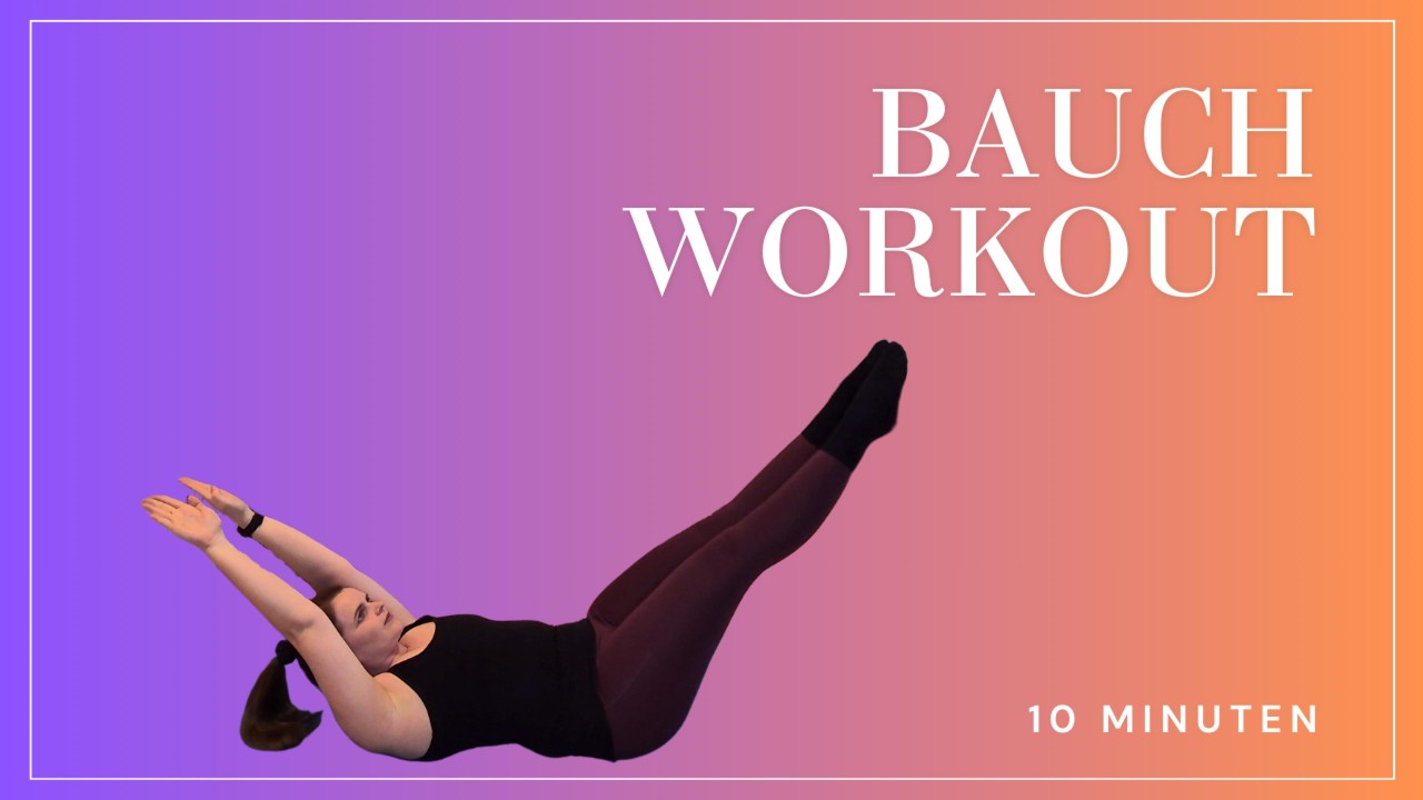 10 Minuten Bauch Workout – Ohne Springen & ohne Geräte