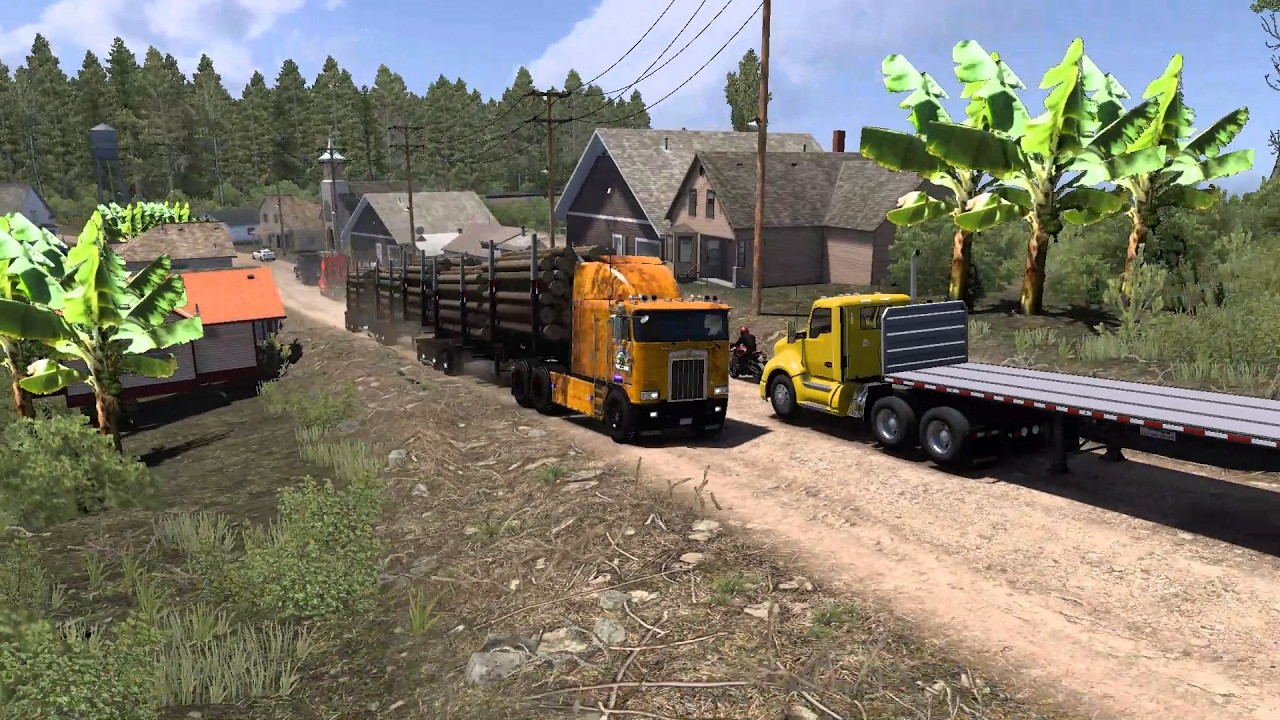 Truck: K100E. Trailer: Triple forestal. Carga: Troncos - ATS 2026 02 08 23 29 40