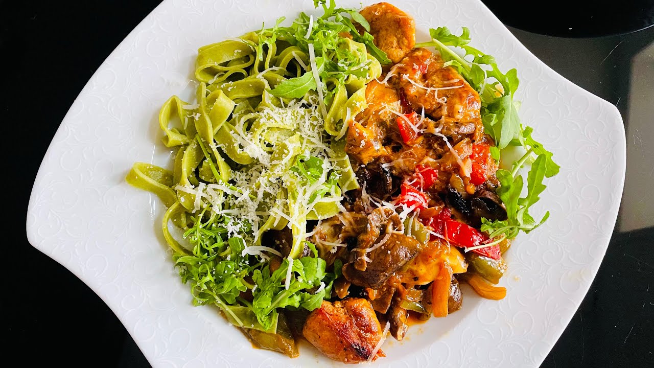 Piept de Pui cu Ciuperci Cașcaval și Parmezan @IulyaFoodStation 