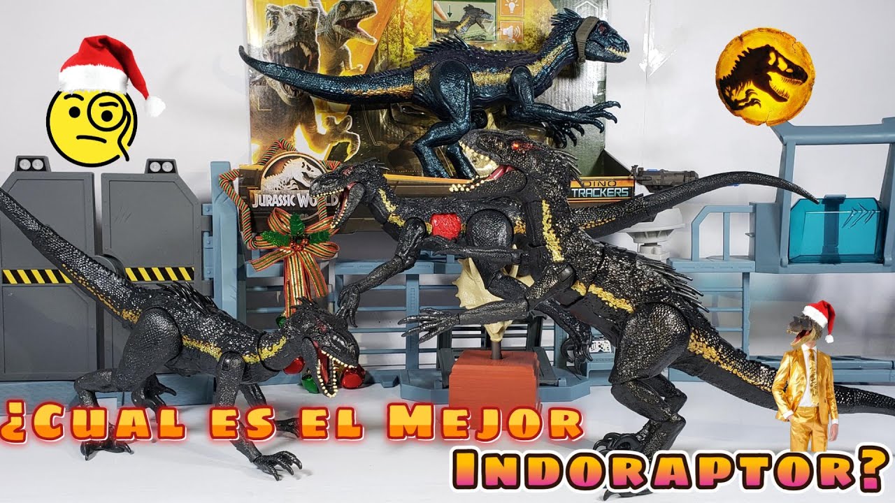 Jurassic World Indoraptor Dino Trackers Full Review, Cual es el Mejor Indoraptor? 🤔
