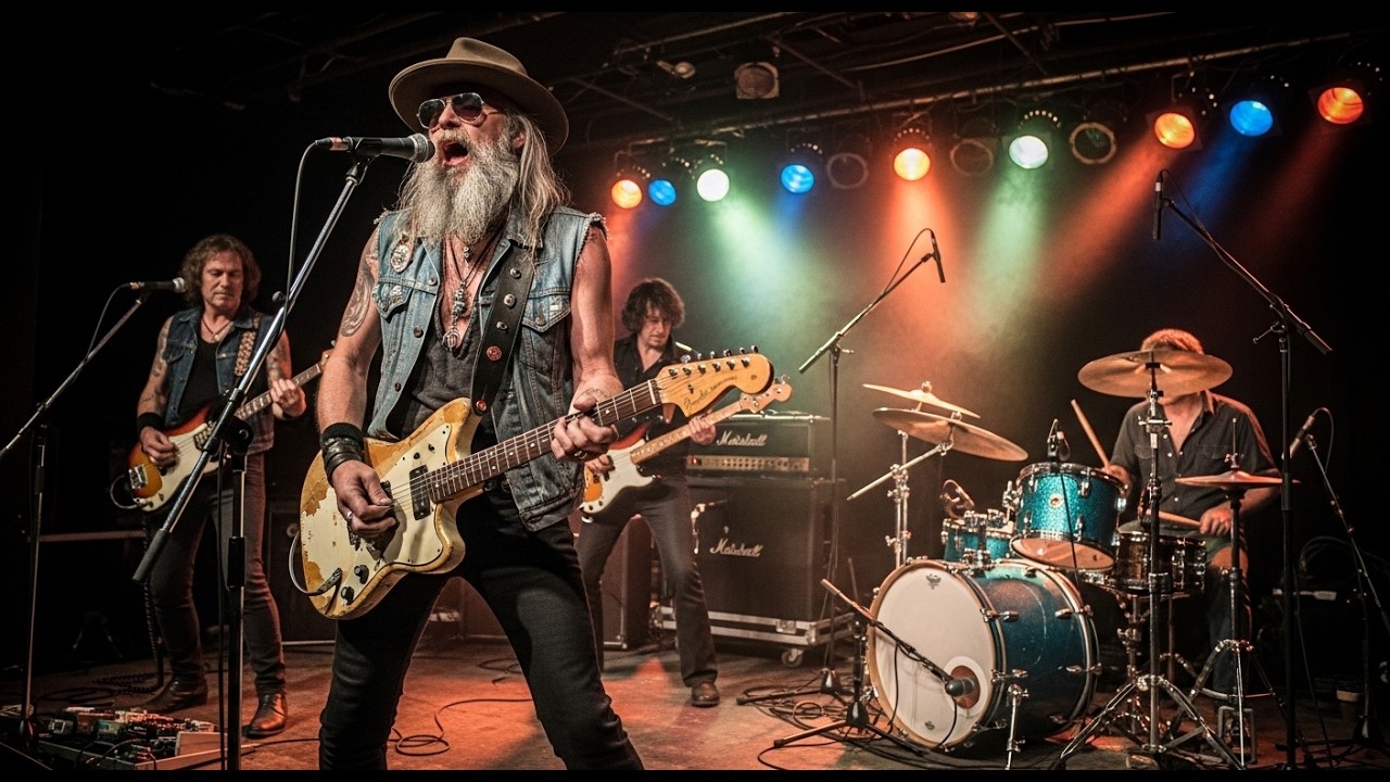 Led Zeppelin, Jimi Hendrix, AC/DC, Stevie Ray Vaughan – Iconic Classic Western Blues Rock Anthems
