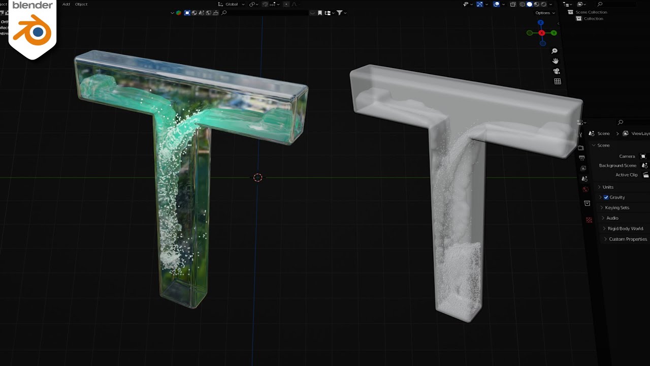 Blender Flip Fluid Tutorial -Filling object with water-