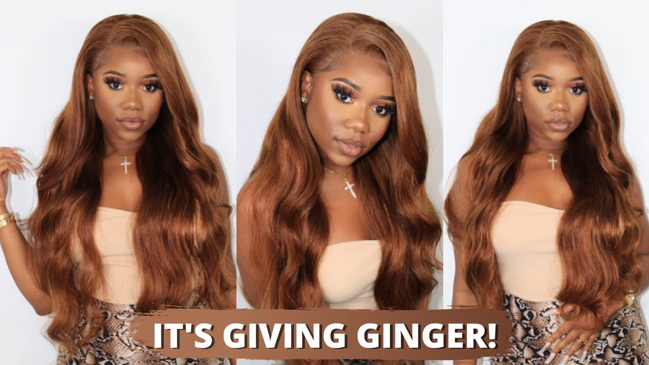 THIS GINGER BROWN COLOUR HAIR IS GIVING!!! | STEP BY STEP WIG INSTALL | West Kiss