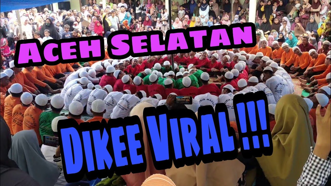 Penampilan Dikee Maulid Grub Dikee Desa Kuta Blang Aceh Selatan 2020 Syair Tanda Kiamat