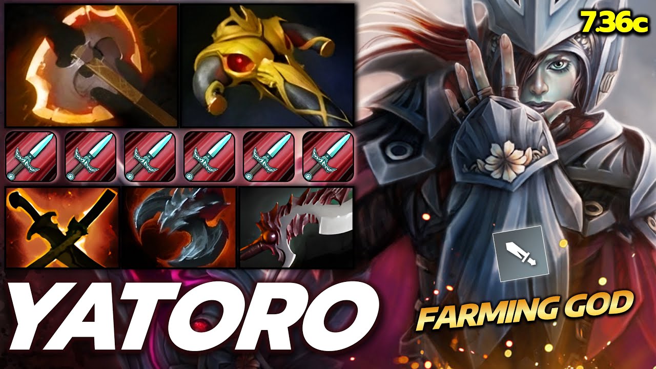 YATORO [Phantom Assassin] Farming For The Win Slightly Comeback Dota 2 (Fullmatch)