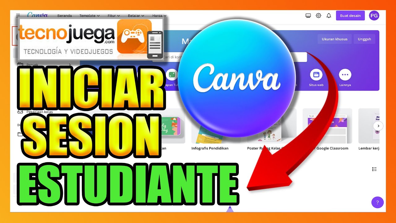 ✅COMO INICIAR SESION EN CANVA COMO ESTUDIANTE