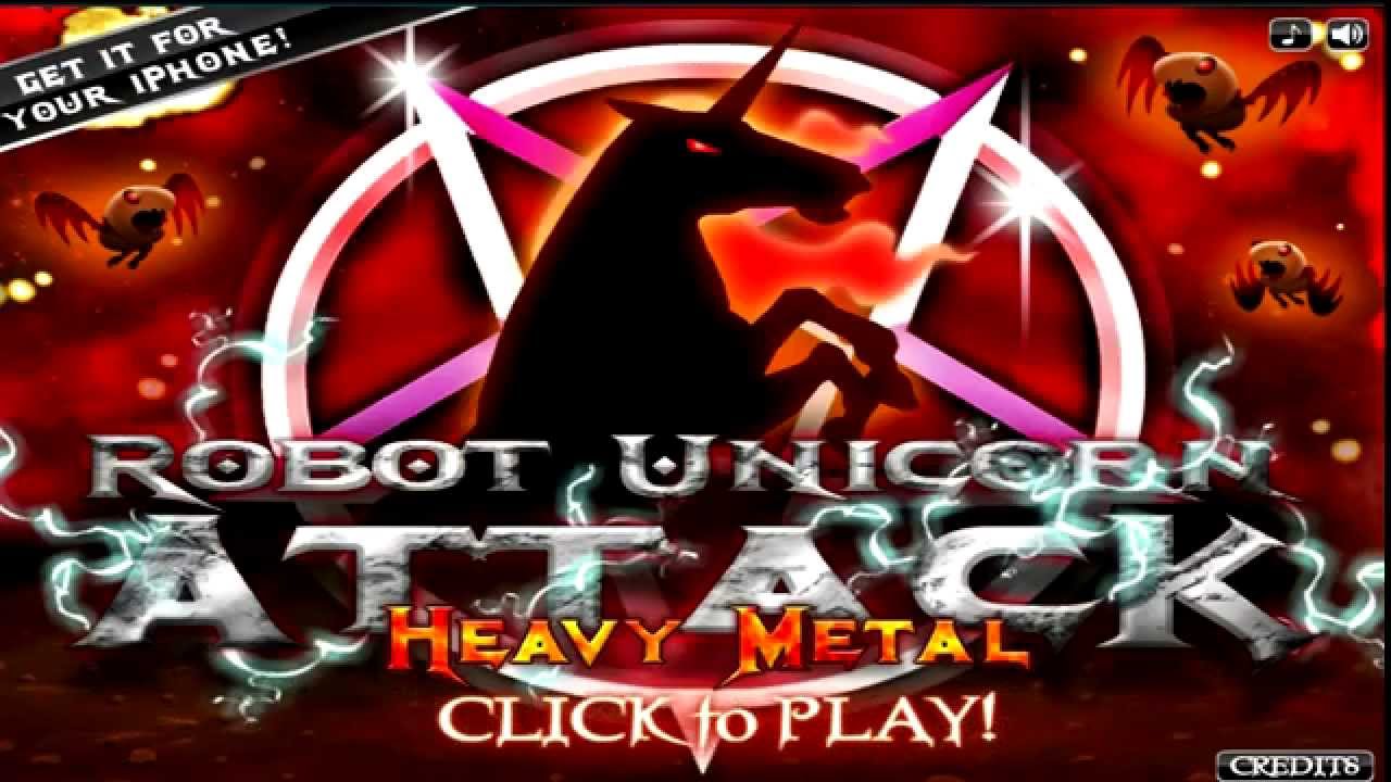 Robot Unicorn Attack Heavy Metal Gameplay