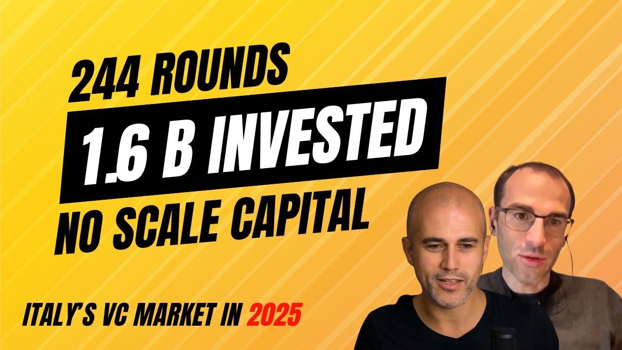 Inside Italy&rsquo;s 2025 VC Data:  Growth, AI, Robotics, and Institutional Power #188
