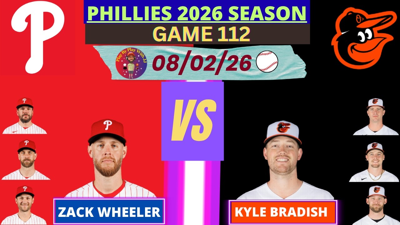 Philadelphia Phillies @ Baltimore Orioles LIVE 3D Mode | Radio-Style Play-by-Play #phillies #orioles