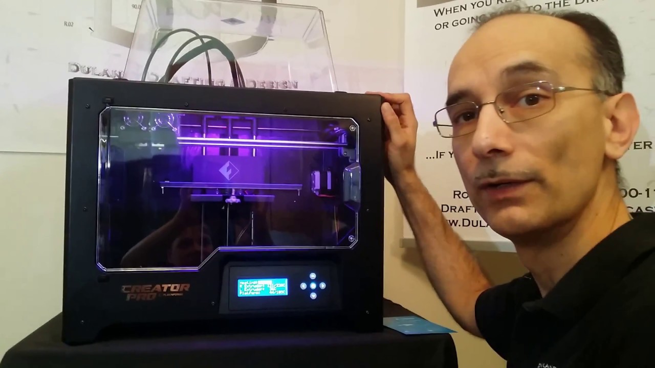Настройка 3D-принтера FlashForge Creator Pro