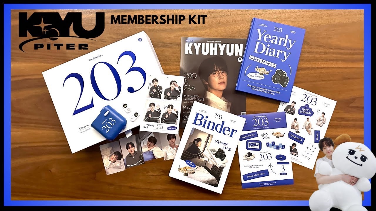 【Kyuhyun 규현 圭賢🇰🇷】 Unboxing 2024 Kyupiter Membership Kit (Weverse)