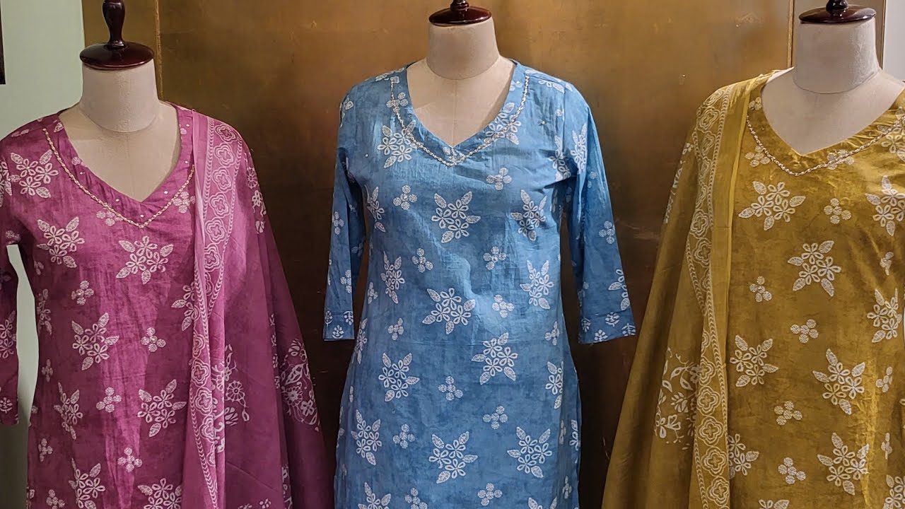 PURE COTTON NATURAL COMFORTABLE REASONABLE BEAUTIFUL KURTI COLLECTION BIGGEST MANUFACTURER SIGNORIA 
