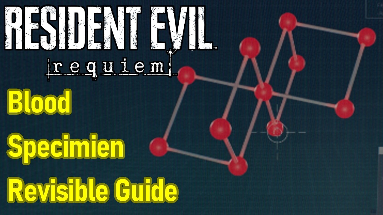 Resident Evil Requiem Blood Specimen Reversible Puzzle Guide and Location, Steroid and Stabilizer