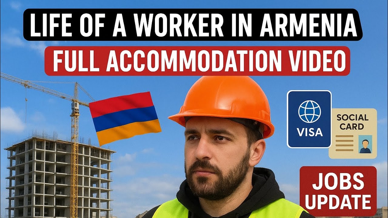 Life of workers in Abroad | life in Armenia | life in Europe | full accommodation video #job #cv 