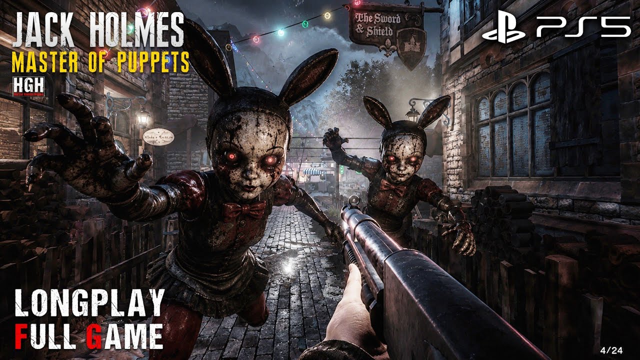 JACK HOLMES: MASTER OF PUPPETS | 100% FULL GAME Walkthrough ALL Trophies/Achievements No Commentary