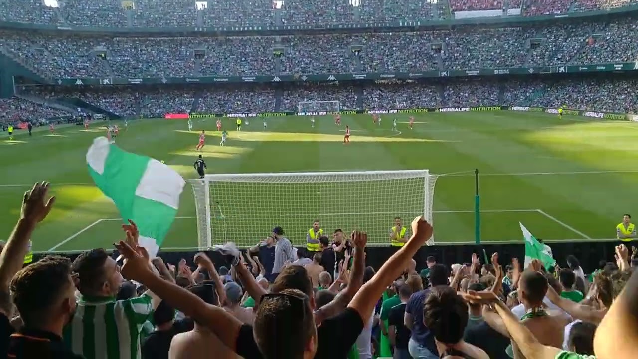 R.Betis vs Granada...Últimos momentos de la temporada ...#laliga #supporters