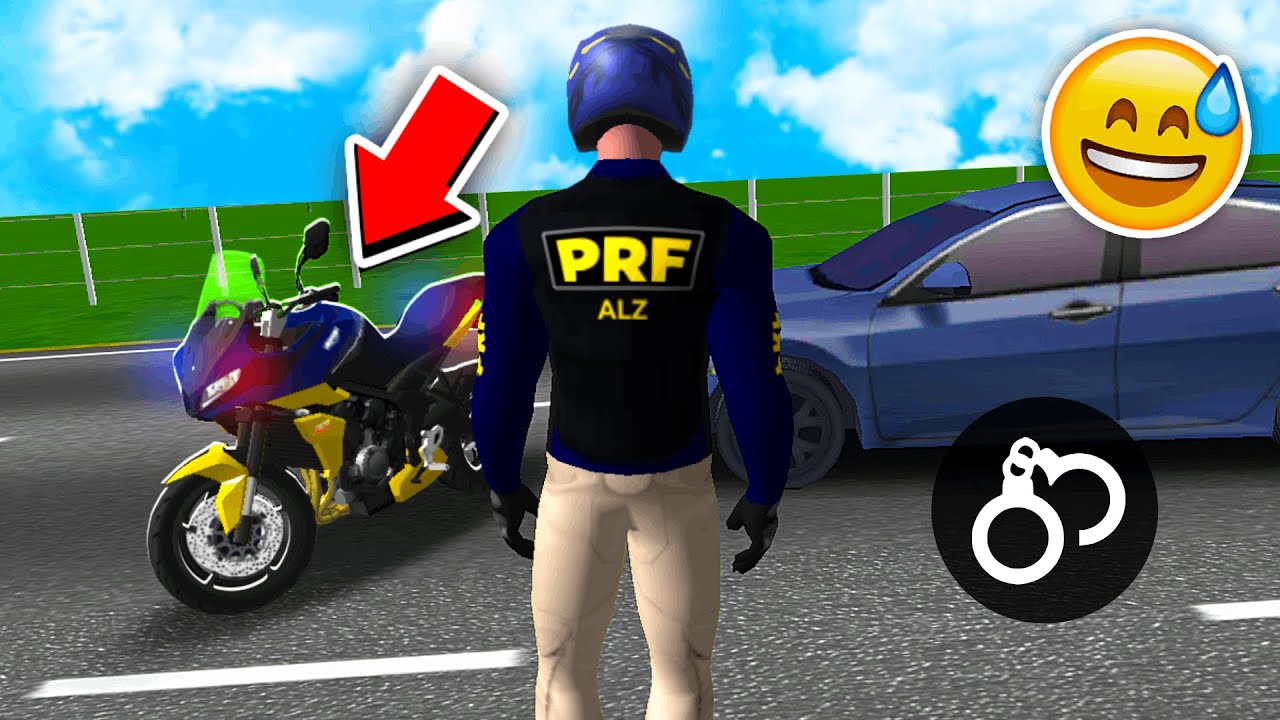 TESTEI A NOVA MOTO TRABALHANDO DE PRF no MOTO WHEELIE 3D!!!😱