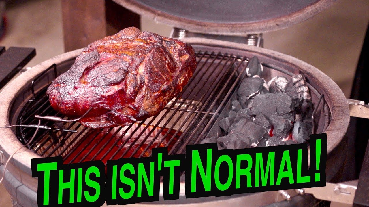 Slow &rsquo;N Sear Kamado Pulled Pork over nighter | SNS Grills Kamado