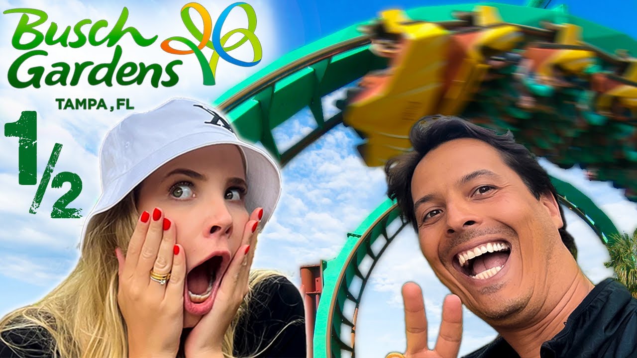 BUSCH GARDENS | Como é esse parque CHEIO de MONTANHAS - RUSSAS pertinho de ORLANDO ?
