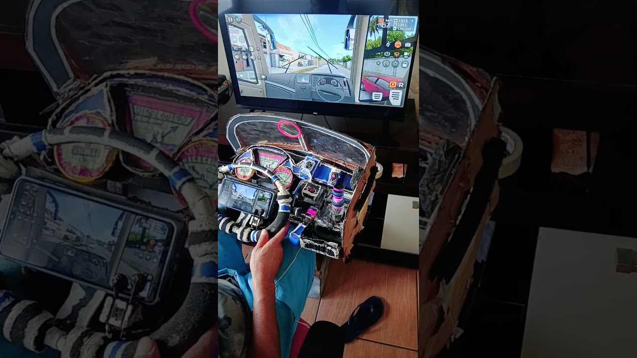 #Shorts.Galera  dirigindo ônibus do Bus SIMULATOR indonésia.