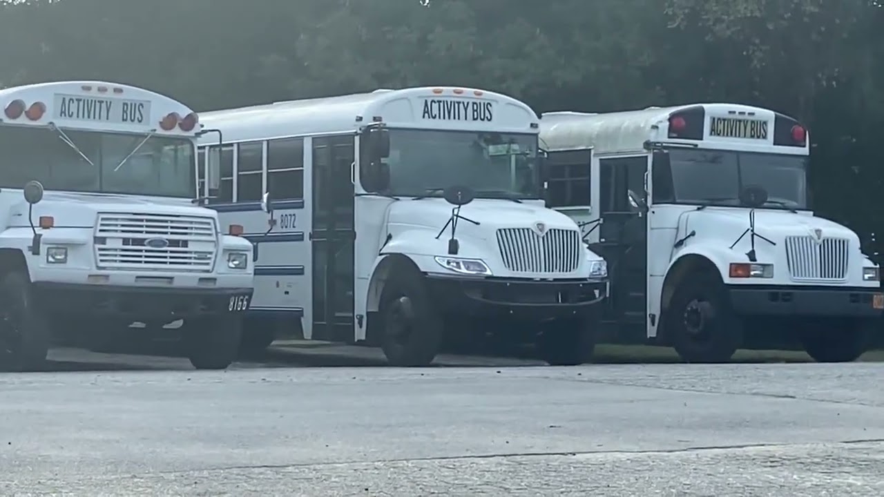 Touring my high school's activity bus lot (Reupload)
