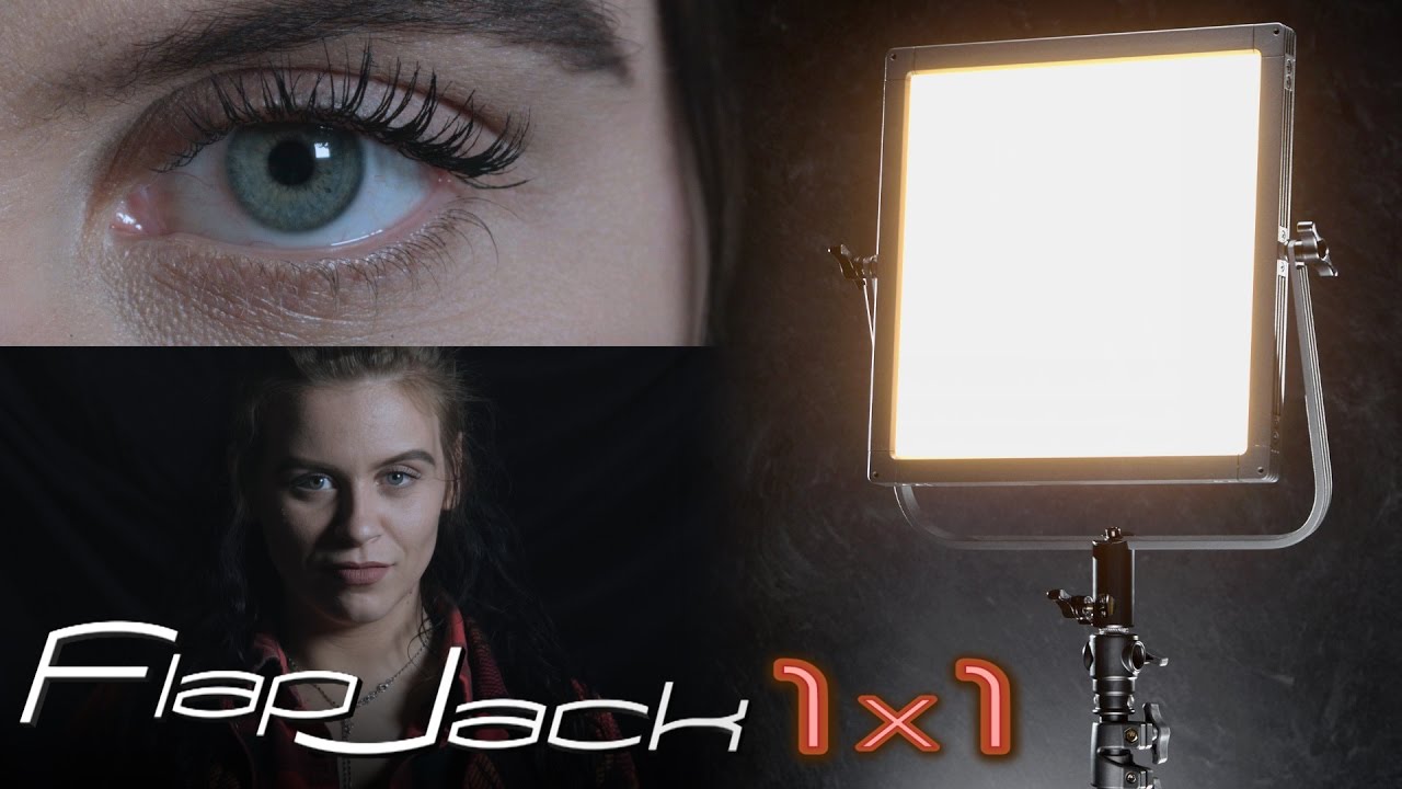 NEW 1x1 FlapJack LED Edgelight - Studio & Portable - dual-color LED panel