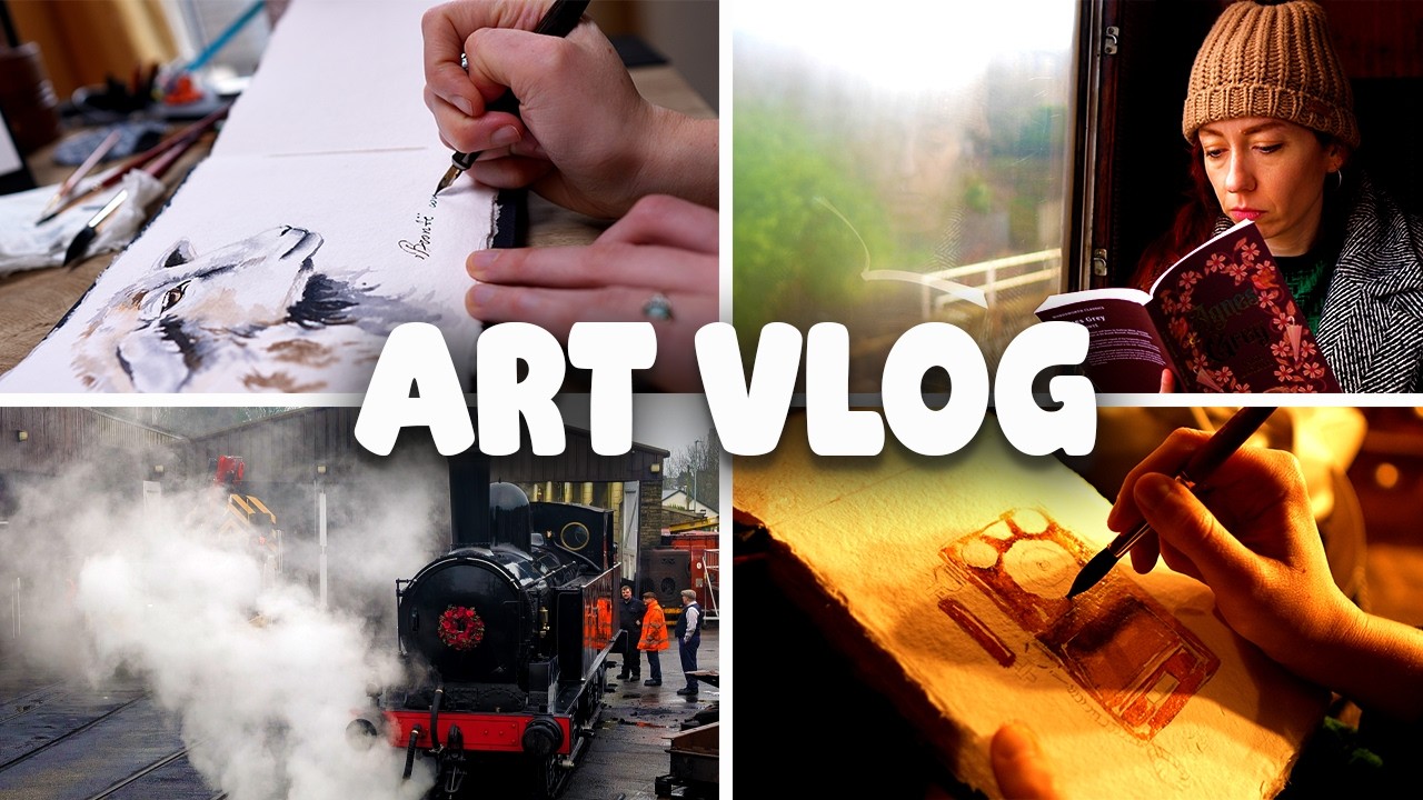 An Artist’s Weekend in Haworth | Sketching, Steam Train & Quiet Moments