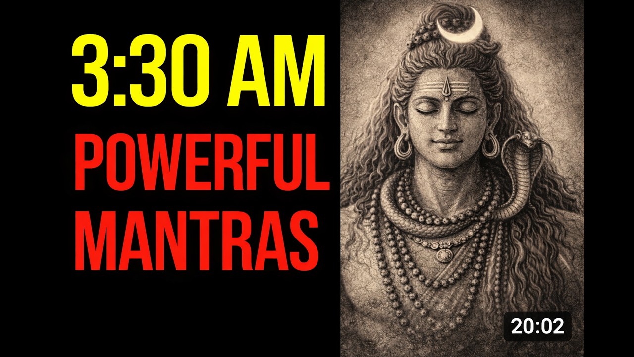 3:30 AM MORNING MANTRA | GAYATRI MANTRA FOR SUCCESS, CLARITY & ABUNDANCE