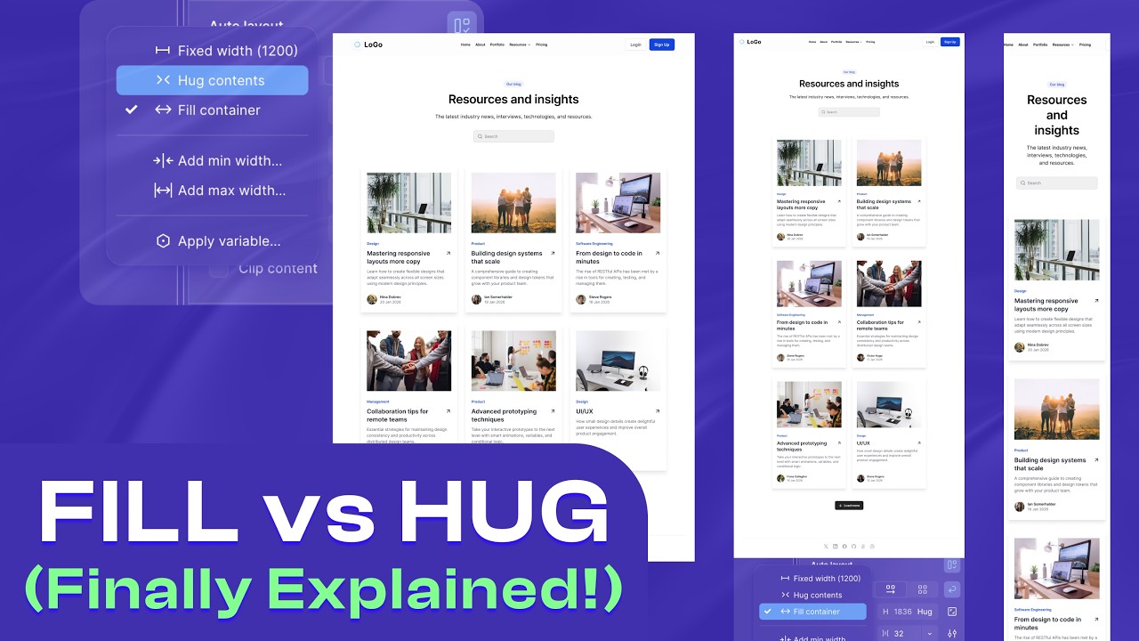 Figma Auto Layout Mastery: Responsive Grids, Fill vs Hug, and Pro Techniques (2026 Tutorial)