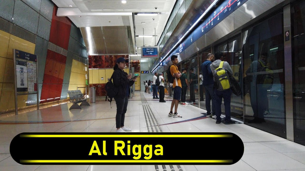 Metro Station Al Rigga - Dubai 🇦🇪 - Walkthrough 🚶
