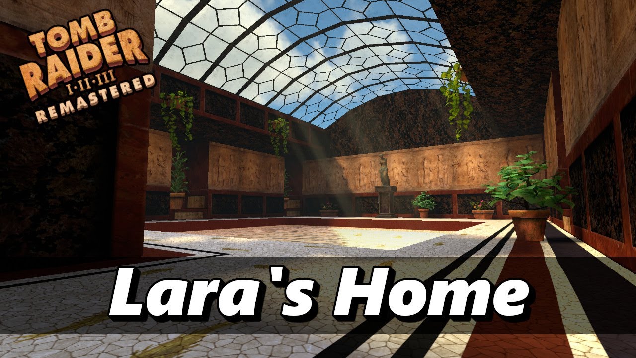 Полное прохождение Tomb Raider 1 Remastered — Дом Лары (Уровень 0)