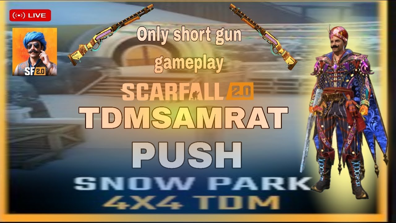 SR  MISTAK is Live scarfall gameplay TDM Rank push