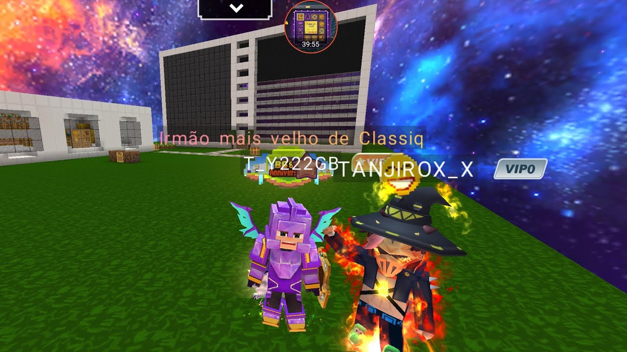 Blockman go ajudando 