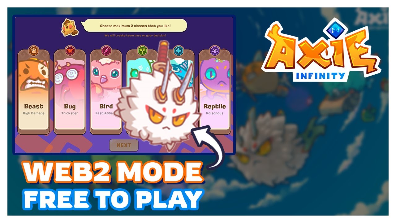 FREE TO PLAY AXIE INFINITY CLASSIC | WEB2 MODE TUTORIAL