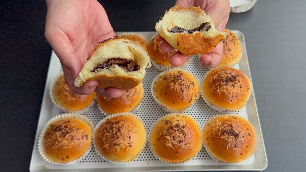 Roti Manis Keju Coklat Lembut dan Empuk