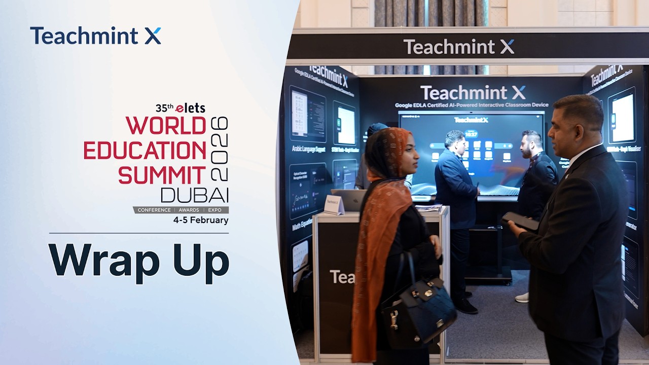 Meet Teachmint X at the World Education Summit Dubai 2026 | AI-Enabled Classroom Partner