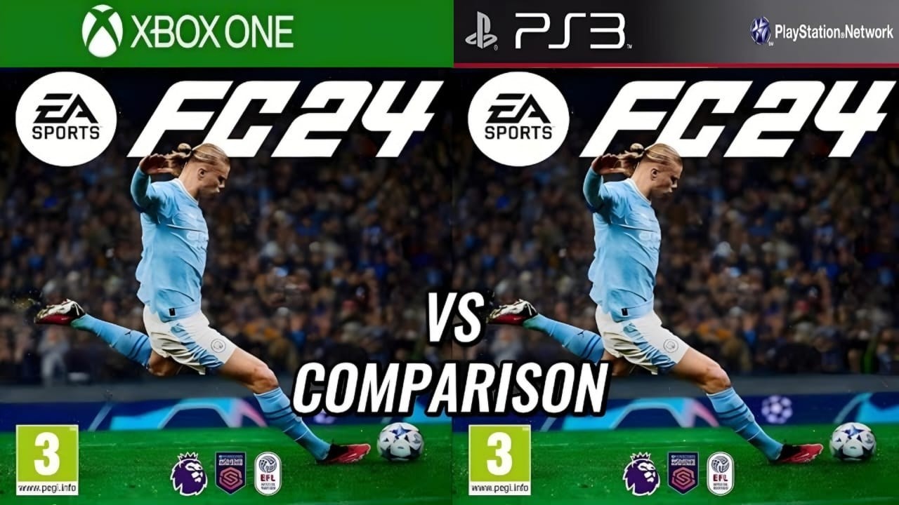 EA FC 24: сравнение Xbox One и PS3