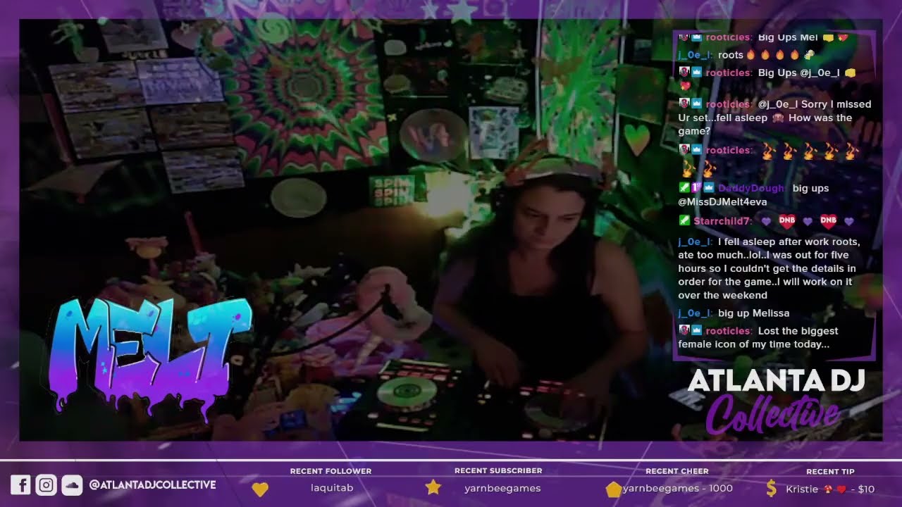 Melt down with Dj Melt on Atlanta Dj Collective Sept. 8, 2022 #dnb #jungle #dj #femaledj #junglist