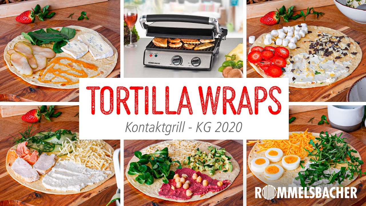 ROMMELSBACHER Kontaktgrill 🌯🥑 Tortilla Wraps 🍴 KG 2020