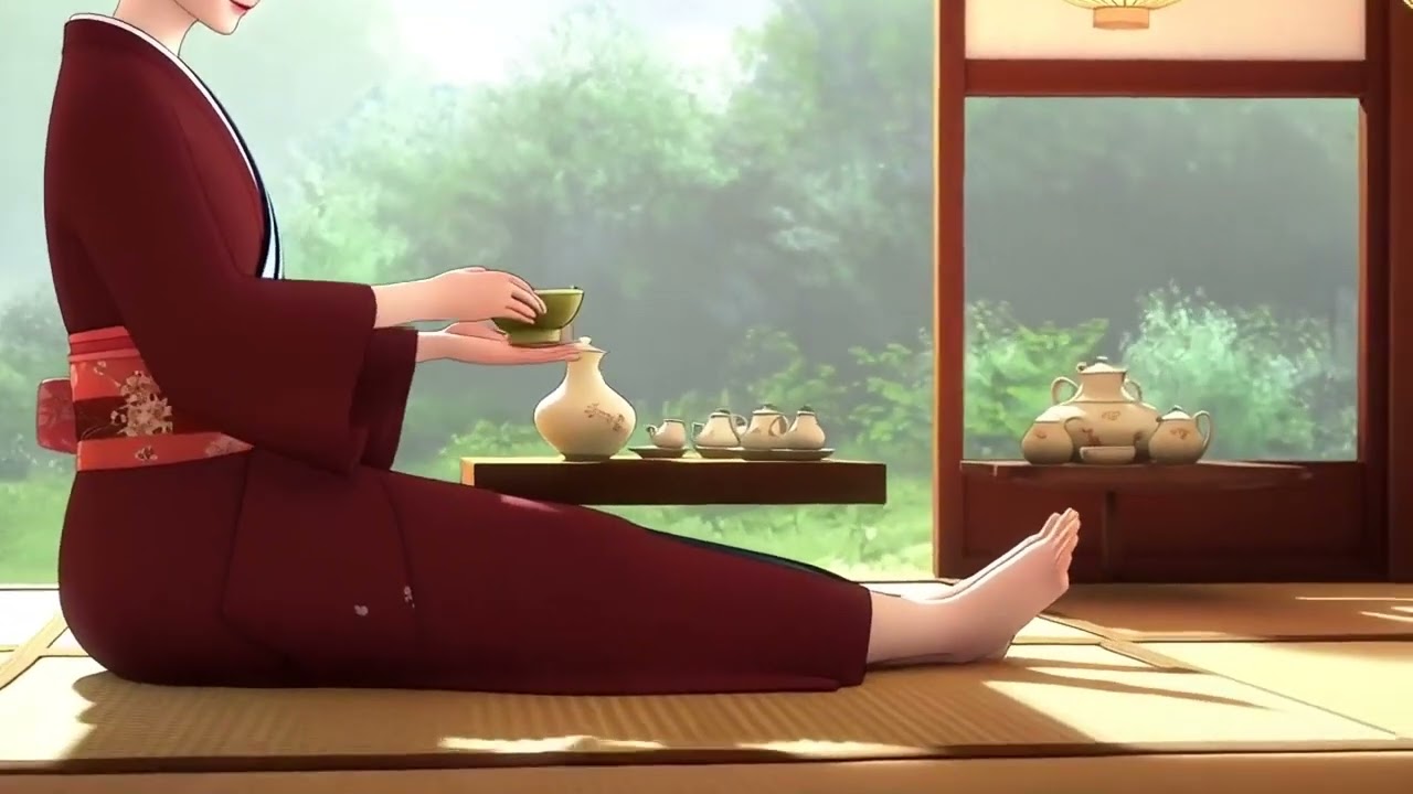 Pouring a Cup of Calm 💧 Japanese Lofi Mix