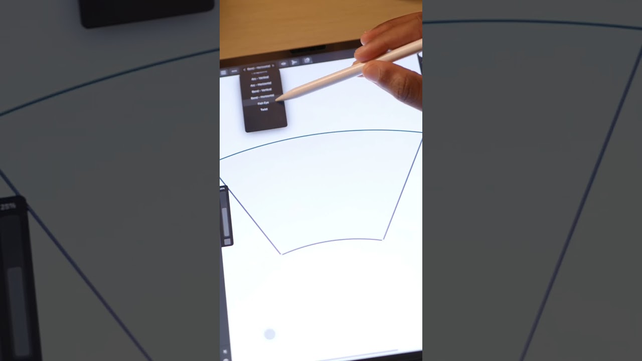 How to use warps in affinity designer 2 iPad #affinitydesigner