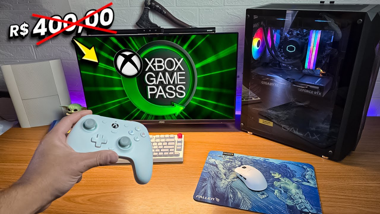 GAME PASS no PC &eacute; MUITO MELHOR do que voc&ecirc; IMAGINA!