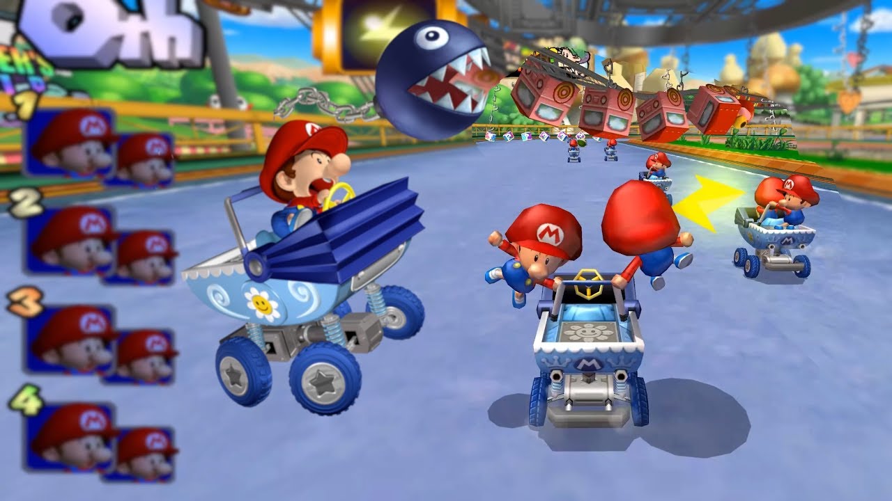 Mario Kart Double Dash!! But everybody is Baby Mario [4K]