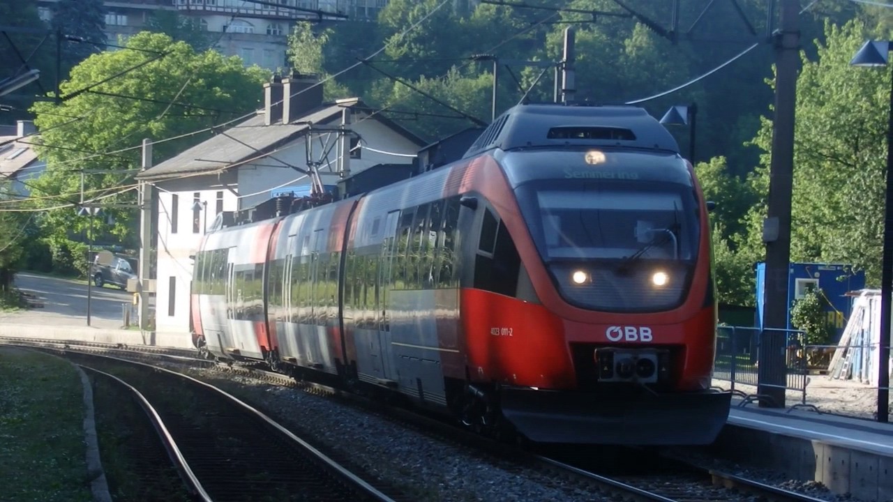Semmeringbahn am 31.7.2017 / Züge an der Hst. Wolfsbergkogel und im Bhf. Semmering