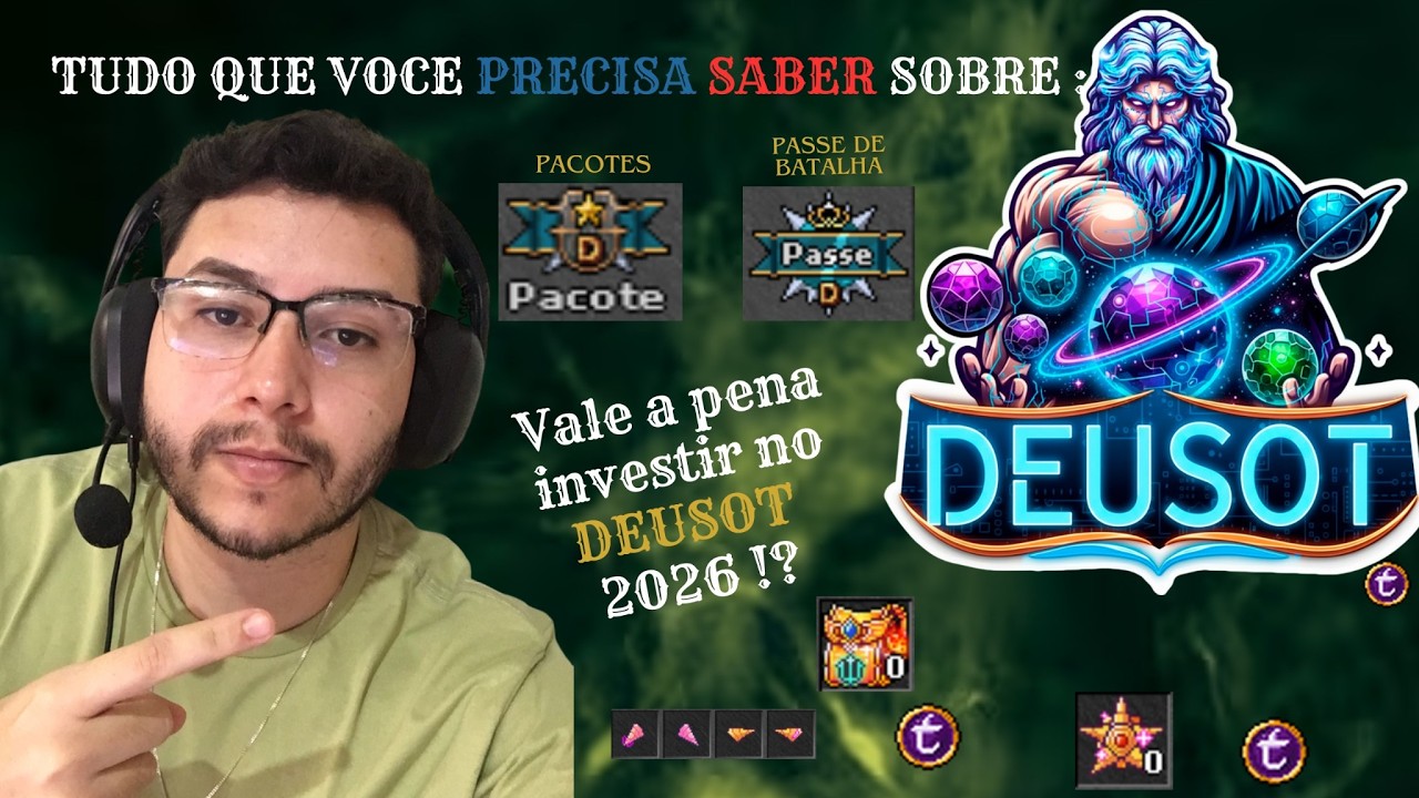 DEUSOT - Pacote Novo, Passe de Batalha em Breve e o Melhor Jeito de inciar !!!🎯