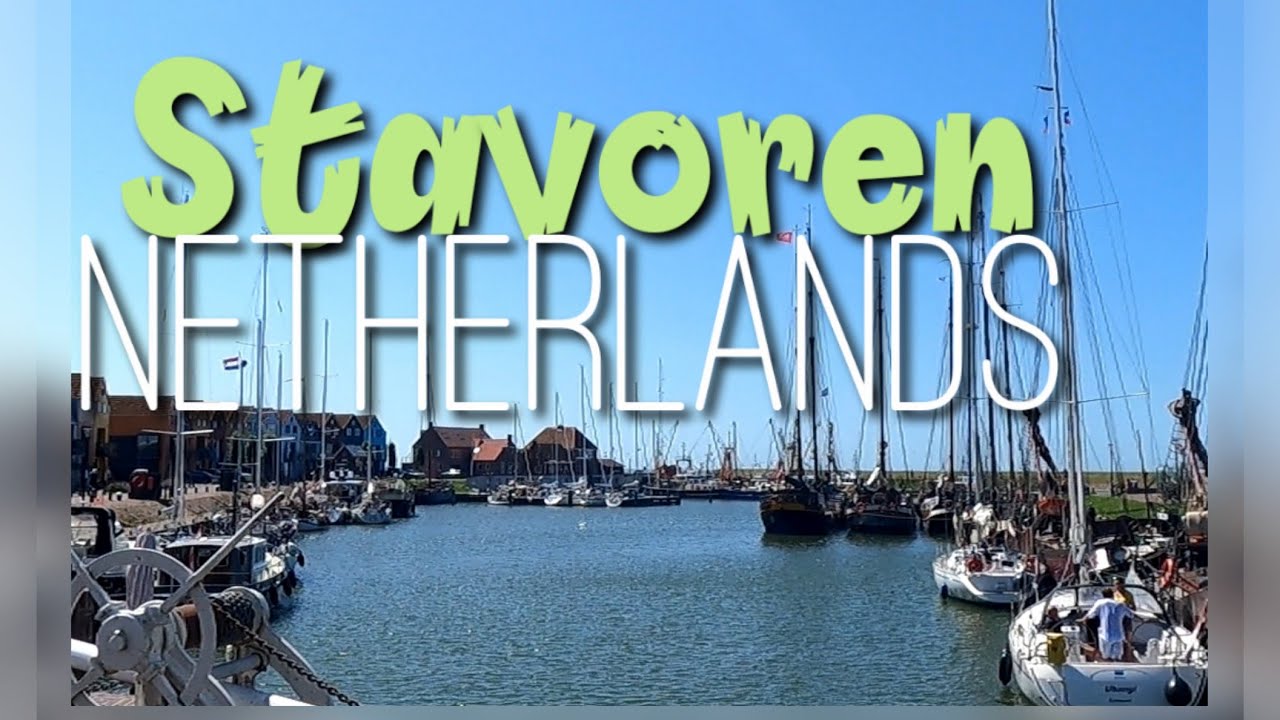 A day in the city of Stavoren Friesland Netherlands