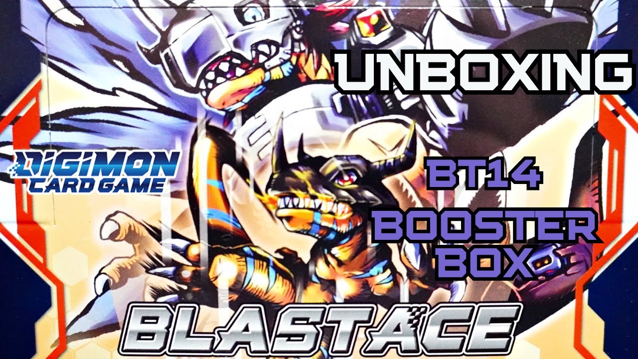 Unboxing Digimon's *NEW* BT14 Blast Ace Booster Box! | ACE Pulls! | Digimon TCG