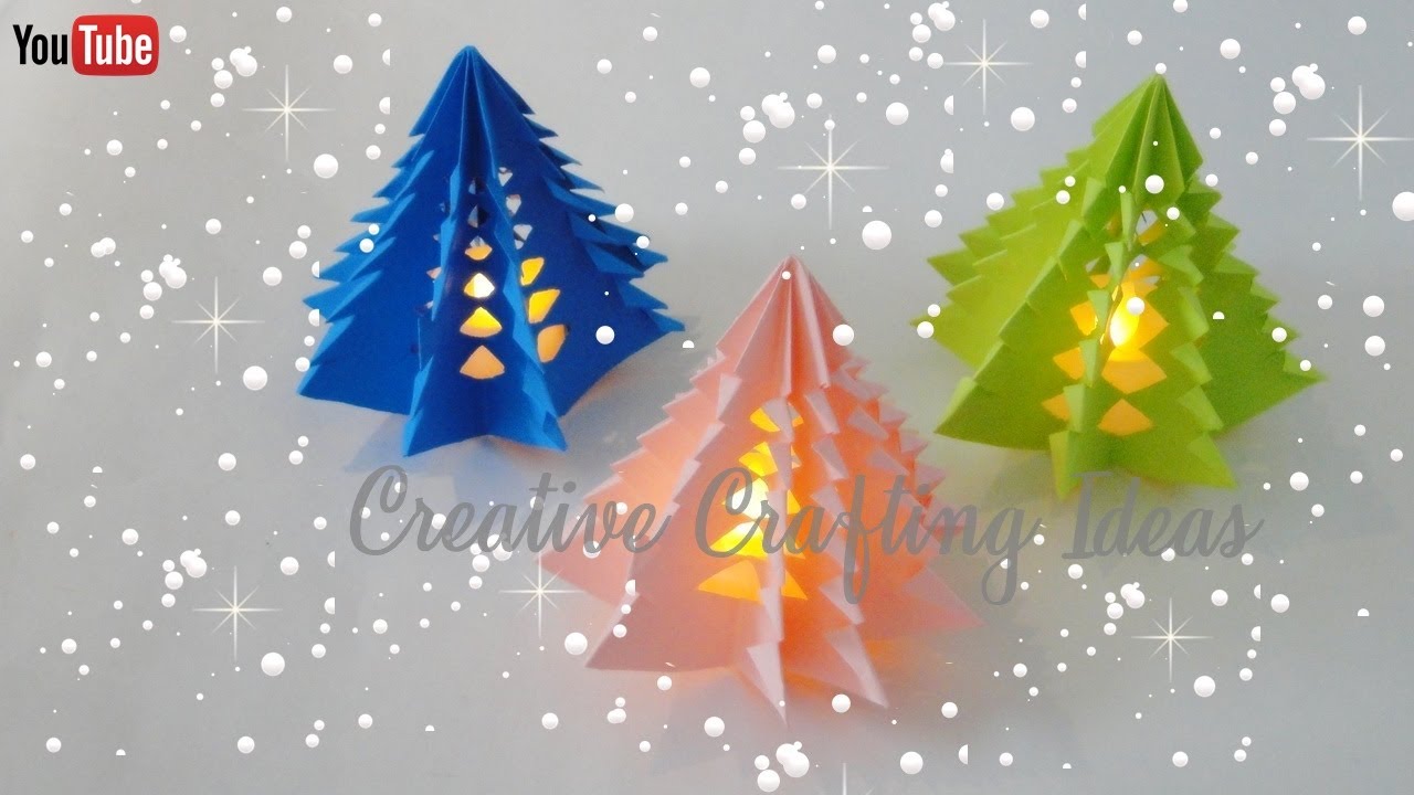 Christmas Tree With Paper | 3D Paper Christmas Tree | DIY Christmas Tree